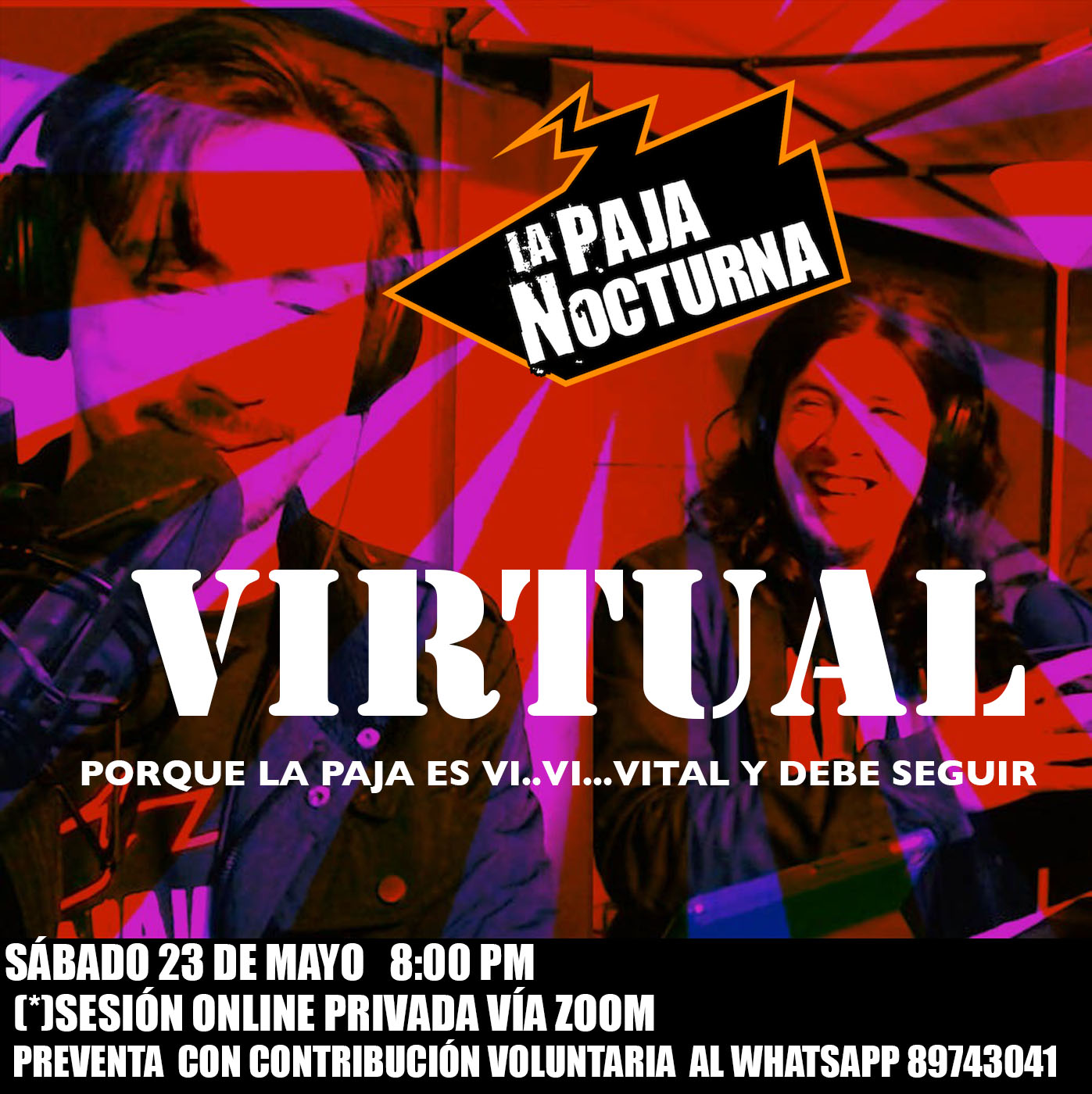 Paja Nocturna Virtual 23 Mayo