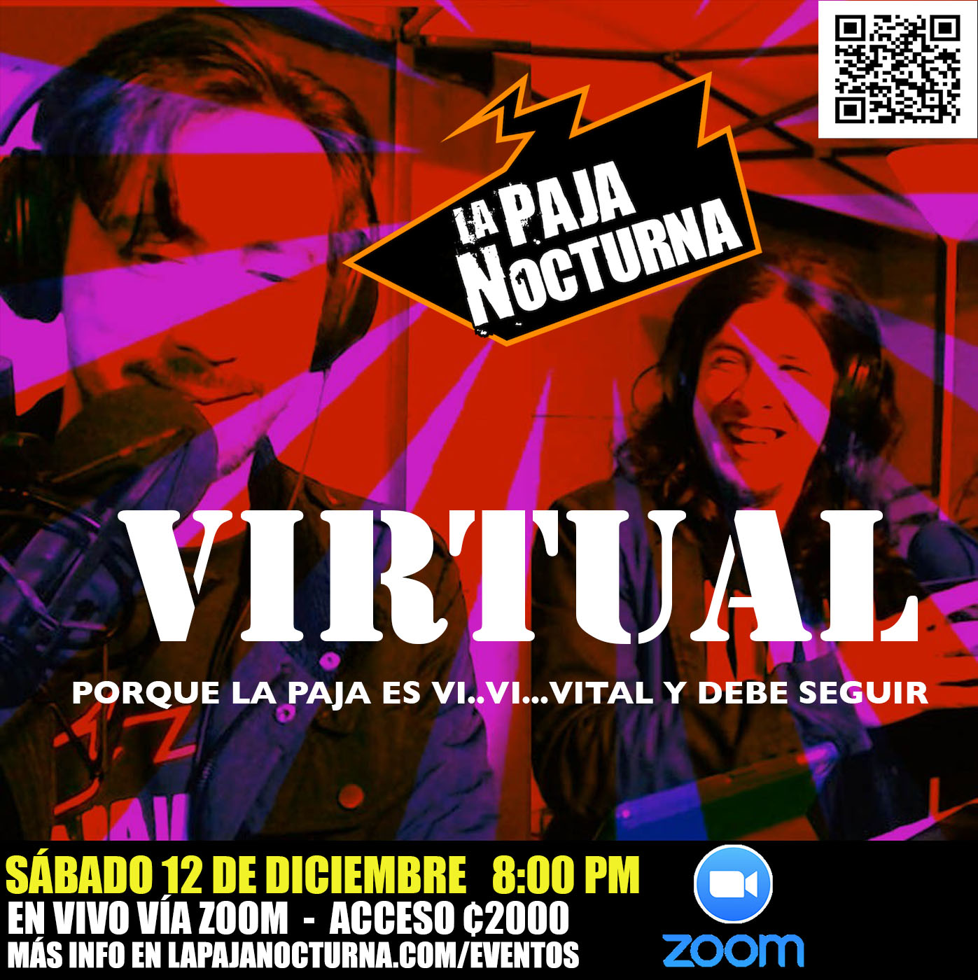La Paja Nocturna Virtual En Vivo 12 Diciembre